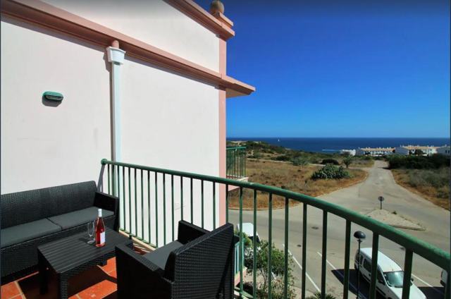 Top-floor balcony looking out to the Atlantic
