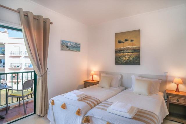 Bedroom with balcony door